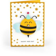 5X7 Bobble Card Birthday Bee