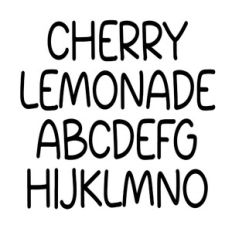 BFC Cherry Lemonade Simple Cute Handwriting Font