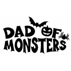 Dad of Monsters Halloween Design