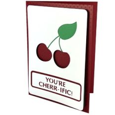 You’re Cherr-ific Layered Stencil Card