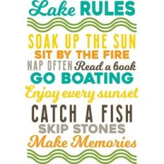 lake rules