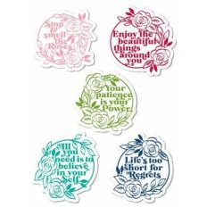 stop and smell the roses sticker set