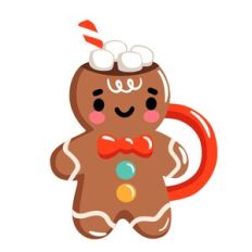 Gingerbread Boy Mug