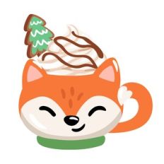 Christmas Fox Mug