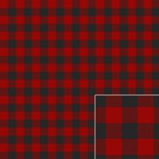 Red and Black Buffalo Check Plaid Printable Background Pattern