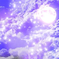 Twilight Halloween Purple Night Sky Background Pattern