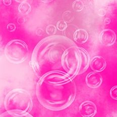Pink Bubbles Background Pattern