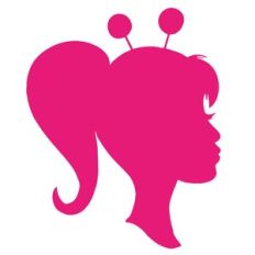 Bopper Headband Girl Face Profile Silhouette