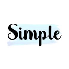 Simple Script Font