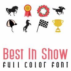 Best in Show Full Color Font