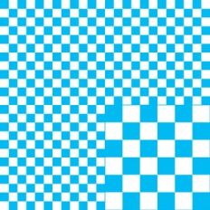 blue and white check pattern