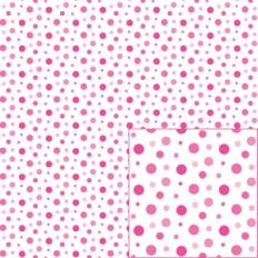 pink on white dot pattern