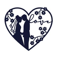 Wedding bride and groom