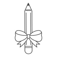 Pencil with Bow