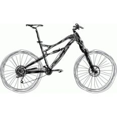 mountain bike sketch