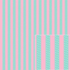 pink mint and yellow pattern