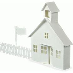 3d ledge village - school house