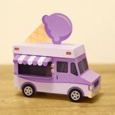 Purple Ice Cream Foodtruck