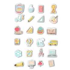 School Icon Stickers