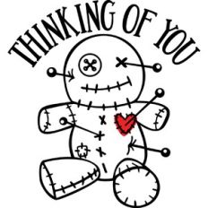 Thinking of you voodoo doll