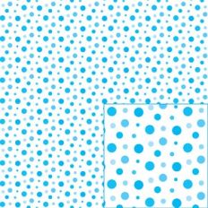 blue on white dot pattern