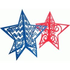 3d stars decorations