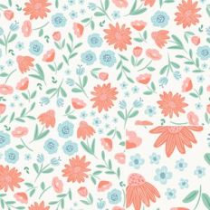 Pretty Floral Printable Pattern Background