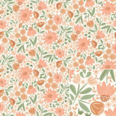 Boho Floral Printable Pattern Background