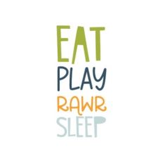Eat Play Rawr Sleep