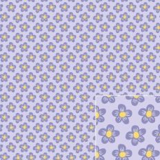 Purple Daisy Floral Printable Pattern Background