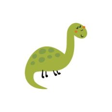 Green Long Neck Dinosaur