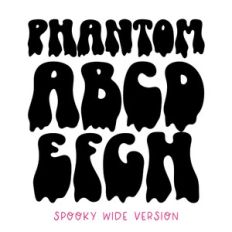 BFC Phantom Wide Spooky Drippy Halloween Retro Font