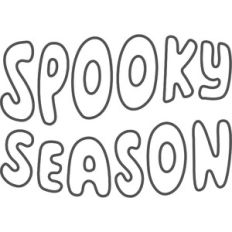 spooky season outline