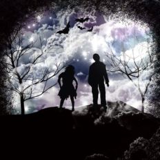 Zombie Apocalypse Twilight Night Sky Background Pattern