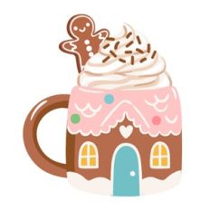 Gingerbread House Mug