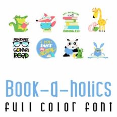 Book-a-holics Full Color Font
