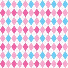 pink and blue argyle pattern