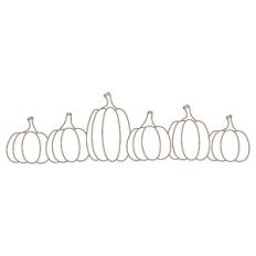 Simple Pumpkin Border