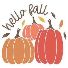 Hello Fall Pumpkin Stack