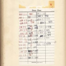 library book card