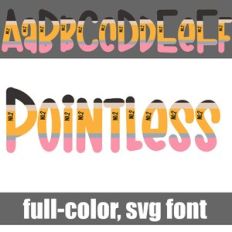 Pointless Color Font