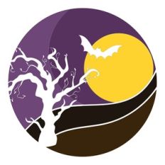 Halloween Scary Night Door Hanger