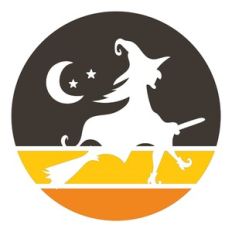Halloween Witch Door Hanger