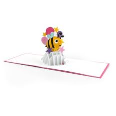 A2 Sliceform Pop Up Card Birthday Bee