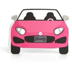 A2 Card Girl Sports Car