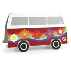 5x7 Card Hippie Van