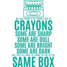 we can learn a lot from a box of crayons