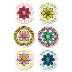 Prioritize your peace sticker set