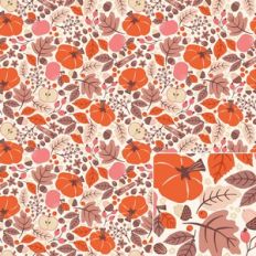 Fall Harvest Printable Pattern Background