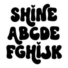 BFC Shine Cute Bold Bubbly Retro Font